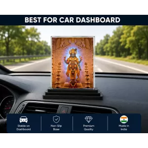 Vishnu Acrylic Car Dashboard Showpiece | Double-Sided Vishnu Photo Stand | 3 X 4 Inch Photo | Transparent Acrylic Frame With Black Base | Car Dashboard, Office & Table Decor (F72262) Vishnu Acrylic Car Dashboard Showpiece | Double-Sided Vishnu Photo Stand | 3 X 4 Inch Photo | Transparent Acrylic Frame With Black Base | Car Dashboard, Office & Table Decor (F72262)