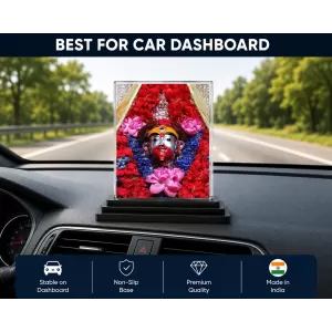 Ganesha Acrylic Car Dashboard Showpiece | Double-Sided Ganesha Photo Stand | 3 X 4 Inch Photo | Transparent Acrylic Frame With Black Base | Car Dashboard, Office & Table Decor (F72299) Ganesha Acrylic Car Dashboard Showpiece | Double-Sided Ganesha Photo Stand | 3 X 4 Inch Photo | Transparent Acrylic Frame With Black Base | Car Dashboard, Office & Table Decor (F72299)