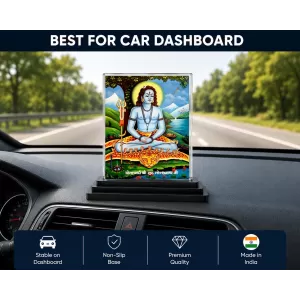 Lord Rama Acrylic Car Dashboard Showpiece | Double-Sided Lord Rama Photo Stand | 3 X 4 Inch Photo | Transparent Acrylic Frame With Black Base | Car Dashboard, Office & Table Decor (F70250) Lord Rama Acrylic Car Dashboard Showpiece | Double-Sided Lord Rama Photo Stand | 3 X 4 Inch Photo | Transparent Acrylic Frame With Black Base | Car Dashboard, Office & Table Decor (F70250)