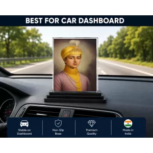Guru Har Krishan Ji Acrylic Car Dashboard Showpiece | Double-Sided Guru Har Krishan Ji Photo Stand | 3 X 4 Inch Photo | Transparent Acrylic Frame With Black Base | Car Dashboard, Office & Table Decor (F70275) Guru Har Krishan Ji Acrylic Car Dashboard Showpiece | Double-Sided Guru Har Krishan Ji Photo Stand | 3 X 4 Inch Photo | Transparent Acrylic Frame With Black Base | Car Dashboard, Office & Table Decor (F70275)