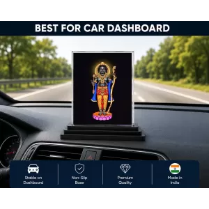 Lord Rama Acrylic Car Dashboard Showpiece | Double-Sided Lord Rama Photo Stand | 3 X 4 Inch Photo | Transparent Acrylic Frame With Black Base | Car Dashboard, Office & Table Decor (F70304) Lord Rama Acrylic Car Dashboard Showpiece | Double-Sided Lord Rama Photo Stand | 3 X 4 Inch Photo | Transparent Acrylic Frame With Black Base | Car Dashboard, Office & Table Decor (F70304)