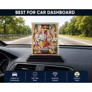 Hanuman Acrylic Car Dashboard Showpiece | Double-Sided Hanuman Photo Stand | 3 X 4 Inch Photo | Transparent Acrylic Frame With Black Base | Car Dashboard, Office & Table Decor (F70321) Hanuman Acrylic Car Dashboard Showpiece | Double-Sided Hanuman Photo Stand | 3 X 4 Inch Photo | Transparent Acrylic Frame With Black Base | Car Dashboard, Office & Table Decor (F70321)