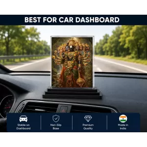 Hindu God Acrylic Car Dashboard Showpiece | Double-Sided Hindu God Photo Stand | 3 X 4 Inch Photo | Transparent Acrylic Frame With Black Base | Car Dashboard, Office & Table Decor (F70326) Hindu God Acrylic Car Dashboard Showpiece | Double-Sided Hindu God Photo Stand | 3 X 4 Inch Photo | Transparent Acrylic Frame With Black Base | Car Dashboard, Office & Table Decor (F70326)