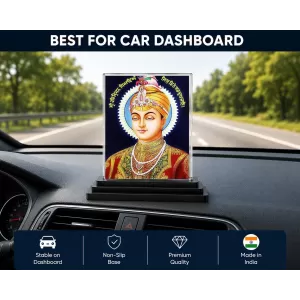 Guru Har Krishan Ji Acrylic Car Dashboard Showpiece | Double-Sided Guru Har Krishan Ji Photo Stand | 3 X 4 Inch Photo | Transparent Acrylic Frame With Black Base | Car Dashboard, Office & Table Decor (F70383) Guru Har Krishan Ji Acrylic Car Dashboard Showpiece | Double-Sided Guru Har Krishan Ji Photo Stand | 3 X 4 Inch Photo | Transparent Acrylic Frame With Black Base | Car Dashboard, Office & Table Decor (F70383)