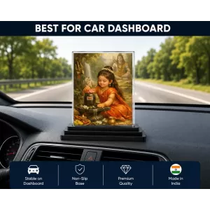 Lord Shiva Acrylic Car Dashboard Showpiece | Double-Sided Lord Shiva Photo Stand | 3 X 4 Inch Photo | Transparent Acrylic Frame With Black Base | Car Dashboard, Office & Table Decor (F70435) Lord Shiva Acrylic Car Dashboard Showpiece | Double-Sided Lord Shiva Photo Stand | 3 X 4 Inch Photo | Transparent Acrylic Frame With Black Base | Car Dashboard, Office & Table Decor (F70435)