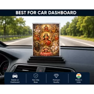 Hindu Deity Acrylic Car Dashboard Showpiece | Double-Sided Hindu Deity Photo Stand | 3 X 4 Inch Photo | Transparent Acrylic Frame With Black Base | Car Dashboard, Office & Table Decor (F70437) Hindu Deity Acrylic Car Dashboard Showpiece | Double-Sided Hindu Deity Photo Stand | 3 X 4 Inch Photo | Transparent Acrylic Frame With Black Base | Car Dashboard, Office & Table Decor (F70437)
