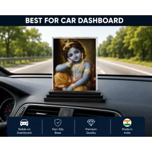 Hindu Deity Acrylic Car Dashboard Showpiece | Double-Sided Hindu Deity Photo Stand | 3 X 4 Inch Photo | Transparent Acrylic Frame With Black Base | Car Dashboard, Office & Table Decor (F70453) Hindu Deity Acrylic Car Dashboard Showpiece | Double-Sided Hindu Deity Photo Stand | 3 X 4 Inch Photo | Transparent Acrylic Frame With Black Base | Car Dashboard, Office & Table Decor (F70453)