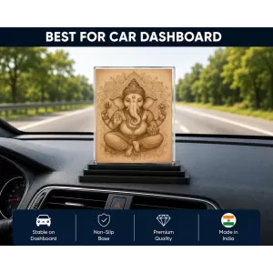 Hindu Deity Acrylic Car Dashboard Showpiece | Double-Sided Hindu Deity Photo Stand | 3 X 4 Inch Photo | Transparent Acrylic Frame With Black Base | Car Dashboard, Office & Table Decor (F70454) Hindu Deity Acrylic Car Dashboard Showpiece | Double-Sided Hindu Deity Photo Stand | 3 X 4 Inch Photo | Transparent Acrylic Frame With Black Base | Car Dashboard, Office & Table Decor (F70454)