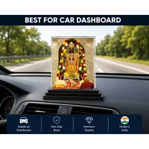 Hindu Deity Acrylic Car Dashboard Showpiece | Double-Sided Hindu Deity Photo Stand | 3 X 4 Inch Photo | Transparent Acrylic Frame With Black Base | Car Dashboard, Office & Table Decor (F70486) Hindu Deity Acrylic Car Dashboard Showpiece | Double-Sided Hindu Deity Photo Stand | 3 X 4 Inch Photo | Transparent Acrylic Frame With Black Base | Car Dashboard, Office & Table Decor (F70486)