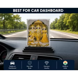 Ram Darbar Acrylic Car Dashboard Showpiece | Double-Sided Ram Darbar Photo Stand | 3 X 4 Inch Photo | Transparent Acrylic Frame With Black Base | Car Dashboard, Office & Table Decor (F70524) Ram Darbar Acrylic Car Dashboard Showpiece | Double-Sided Ram Darbar Photo Stand | 3 X 4 Inch Photo | Transparent Acrylic Frame With Black Base | Car Dashboard, Office & Table Decor (F70524)