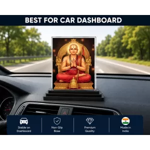 Lord Rama Acrylic Car Dashboard Showpiece | Double-Sided Lord Rama Photo Stand | 3 X 4 Inch Photo | Transparent Acrylic Frame With Black Base | Car Dashboard, Office & Table Decor (F70539) Lord Rama Acrylic Car Dashboard Showpiece | Double-Sided Lord Rama Photo Stand | 3 X 4 Inch Photo | Transparent Acrylic Frame With Black Base | Car Dashboard, Office & Table Decor (F70539)