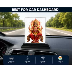 Lord Ganesha Acrylic Car Dashboard Showpiece | Double-Sided Lord Ganesha Photo Stand | 3 X 4 Inch Photo | Transparent Acrylic Frame With Black Base | Car Dashboard, Office & Table Decor (F70569) Lord Ganesha Acrylic Car Dashboard Showpiece | Double-Sided Lord Ganesha Photo Stand | 3 X 4 Inch Photo | Transparent Acrylic Frame With Black Base | Car Dashboard, Office & Table Decor (F70569)