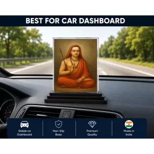 Adi Guru Dattatreya Acrylic Car Dashboard Showpiece | Double-Sided Adi Guru Dattatreya Photo Stand | 3 X 4 Inch Photo | Transparent Acrylic Frame With Black Base | Car Dashboard, Office & Table Decor (F70577) Adi Guru Dattatreya Acrylic Car Dashboard Showpiece | Double-Sided Adi Guru Dattatreya Photo Stand | 3 X 4 Inch Photo | Transparent Acrylic Frame With Black Base | Car Dashboard, Office & Table Decor (F70577)