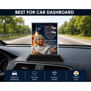 Abdul Kalam Quotes Inspirational Acrylic Car Dashboard Showpiece | Double-Sided Abdul Kalam Quotes Inspirational Photo Stand | 3 X 4 Inch Photo | Transparent Acrylic Frame With Black Base | Car Dashboard, Office & Table Decor (F70591) Abdul Kalam Quotes Inspirational Acrylic Car Dashboard Showpiece | Double-Sided Abdul Kalam Quotes Inspirational Photo Stand | 3 X 4 Inch Photo | Transparent Acrylic Frame With Black Base | Car Dashboard, Office & Table Decor (F70591)