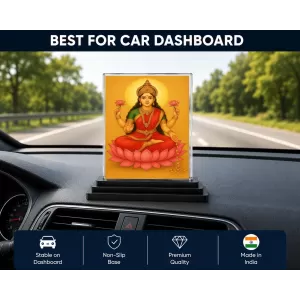 Hindu Deity Acrylic Car Dashboard Showpiece | Double-Sided Hindu Deity Photo Stand | 3 X 4 Inch Photo | Transparent Acrylic Frame With Black Base | Car Dashboard, Office & Table Decor (F70596) Hindu Deity Acrylic Car Dashboard Showpiece | Double-Sided Hindu Deity Photo Stand | 3 X 4 Inch Photo | Transparent Acrylic Frame With Black Base | Car Dashboard, Office & Table Decor (F70596)