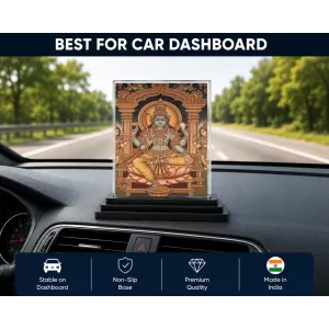 Lord Vishnu Acrylic Car Dashboard Showpiece | Double-Sided Lord Vishnu Photo Stand | 3 X 4 Inch Photo | Transparent Acrylic Frame With Black Base | Car Dashboard, Office & Table Decor (F70623) Lord Vishnu Acrylic Car Dashboard Showpiece | Double-Sided Lord Vishnu Photo Stand | 3 X 4 Inch Photo | Transparent Acrylic Frame With Black Base | Car Dashboard, Office & Table Decor (F70623)