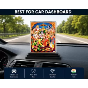 Ram Darbar Acrylic Car Dashboard Showpiece | Double-Sided Ram Darbar Photo Stand | 3 X 4 Inch Photo | Transparent Acrylic Frame With Black Base | Car Dashboard, Office & Table Decor (F70695) Ram Darbar Acrylic Car Dashboard Showpiece | Double-Sided Ram Darbar Photo Stand | 3 X 4 Inch Photo | Transparent Acrylic Frame With Black Base | Car Dashboard, Office & Table Decor (F70695)
