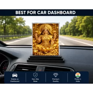 Lord Vishnu Acrylic Car Dashboard Showpiece | Double-Sided Lord Vishnu Photo Stand | 3 X 4 Inch Photo | Transparent Acrylic Frame With Black Base | Car Dashboard, Office & Table Decor (F70700) Lord Vishnu Acrylic Car Dashboard Showpiece | Double-Sided Lord Vishnu Photo Stand | 3 X 4 Inch Photo | Transparent Acrylic Frame With Black Base | Car Dashboard, Office & Table Decor (F70700)