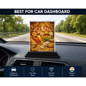 Hindu Deity Acrylic Car Dashboard Showpiece | Double-Sided Hindu Deity Photo Stand | 3 X 4 Inch Photo | Transparent Acrylic Frame With Black Base | Car Dashboard, Office & Table Decor (F70706) Hindu Deity Acrylic Car Dashboard Showpiece | Double-Sided Hindu Deity Photo Stand | 3 X 4 Inch Photo | Transparent Acrylic Frame With Black Base | Car Dashboard, Office & Table Decor (F70706)