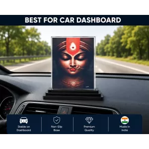 Hindu Deity Acrylic Car Dashboard Showpiece | Double-Sided Hindu Deity Photo Stand | 3 X 4 Inch Photo | Transparent Acrylic Frame With Black Base | Car Dashboard, Office & Table Decor (F70730) Hindu Deity Acrylic Car Dashboard Showpiece | Double-Sided Hindu Deity Photo Stand | 3 X 4 Inch Photo | Transparent Acrylic Frame With Black Base | Car Dashboard, Office & Table Decor (F70730)