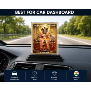 Lord Rama Acrylic Car Dashboard Showpiece | Double-Sided Lord Rama Photo Stand | 3 X 4 Inch Photo | Transparent Acrylic Frame With Black Base | Car Dashboard, Office & Table Decor (F70735) Lord Rama Acrylic Car Dashboard Showpiece | Double-Sided Lord Rama Photo Stand | 3 X 4 Inch Photo | Transparent Acrylic Frame With Black Base | Car Dashboard, Office & Table Decor (F70735)