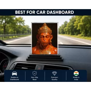 Hindu Deity Acrylic Car Dashboard Showpiece | Double-Sided Hindu Deity Photo Stand | 3 X 4 Inch Photo | Transparent Acrylic Frame With Black Base | Car Dashboard, Office & Table Decor (F70745) Hindu Deity Acrylic Car Dashboard Showpiece | Double-Sided Hindu Deity Photo Stand | 3 X 4 Inch Photo | Transparent Acrylic Frame With Black Base | Car Dashboard, Office & Table Decor (F70745)