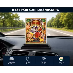 Hindu Deity Acrylic Car Dashboard Showpiece | Double-Sided Hindu Deity Photo Stand | 3 X 4 Inch Photo | Transparent Acrylic Frame With Black Base | Car Dashboard, Office & Table Decor (F70756) Hindu Deity Acrylic Car Dashboard Showpiece | Double-Sided Hindu Deity Photo Stand | 3 X 4 Inch Photo | Transparent Acrylic Frame With Black Base | Car Dashboard, Office & Table Decor (F70756)