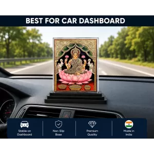 Hindu Goddess Acrylic Car Dashboard Showpiece | Double-Sided Hindu Goddess Photo Stand | 3 X 4 Inch Photo | Transparent Acrylic Frame With Black Base | Car Dashboard, Office & Table Decor (F70768) Hindu Goddess Acrylic Car Dashboard Showpiece | Double-Sided Hindu Goddess Photo Stand | 3 X 4 Inch Photo | Transparent Acrylic Frame With Black Base | Car Dashboard, Office & Table Decor (F70768)