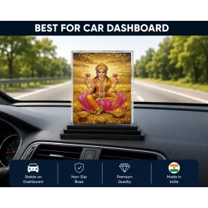 Hindu Deity Acrylic Car Dashboard Showpiece | Double-Sided Hindu Deity Photo Stand | 3 X 4 Inch Photo | Transparent Acrylic Frame With Black Base | Car Dashboard, Office & Table Decor (F70775) Hindu Deity Acrylic Car Dashboard Showpiece | Double-Sided Hindu Deity Photo Stand | 3 X 4 Inch Photo | Transparent Acrylic Frame With Black Base | Car Dashboard, Office & Table Decor (F70775)
