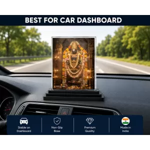 Hindu Deity Acrylic Car Dashboard Showpiece | Double-Sided Hindu Deity Photo Stand | 3 X 4 Inch Photo | Transparent Acrylic Frame With Black Base | Car Dashboard, Office & Table Decor (F70778) Hindu Deity Acrylic Car Dashboard Showpiece | Double-Sided Hindu Deity Photo Stand | 3 X 4 Inch Photo | Transparent Acrylic Frame With Black Base | Car Dashboard, Office & Table Decor (F70778)