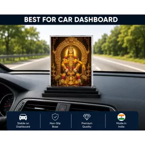 Hindu Deity Acrylic Car Dashboard Showpiece | Double-Sided Hindu Deity Photo Stand | 3 X 4 Inch Photo | Transparent Acrylic Frame With Black Base | Car Dashboard, Office & Table Decor (F70794) Hindu Deity Acrylic Car Dashboard Showpiece | Double-Sided Hindu Deity Photo Stand | 3 X 4 Inch Photo | Transparent Acrylic Frame With Black Base | Car Dashboard, Office & Table Decor (F70794)