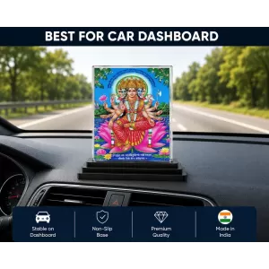 Hindu Deity Acrylic Car Dashboard Showpiece | Double-Sided Hindu Deity Photo Stand | 3 X 4 Inch Photo | Transparent Acrylic Frame With Black Base | Car Dashboard, Office & Table Decor (F70797) Hindu Deity Acrylic Car Dashboard Showpiece | Double-Sided Hindu Deity Photo Stand | 3 X 4 Inch Photo | Transparent Acrylic Frame With Black Base | Car Dashboard, Office & Table Decor (F70797)