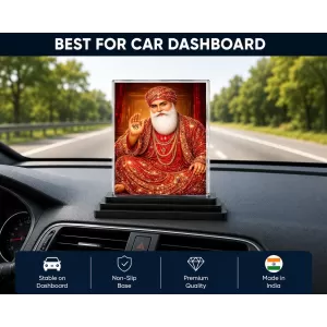 Guru Har Krishan Ji Acrylic Car Dashboard Showpiece | Double-Sided Guru Har Krishan Ji Photo Stand | 3 X 4 Inch Photo | Transparent Acrylic Frame With Black Base | Car Dashboard, Office & Table Decor (F70816) Guru Har Krishan Ji Acrylic Car Dashboard Showpiece | Double-Sided Guru Har Krishan Ji Photo Stand | 3 X 4 Inch Photo | Transparent Acrylic Frame With Black Base | Car Dashboard, Office & Table Decor (F70816)