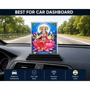 Hindu Deity Acrylic Car Dashboard Showpiece | Double-Sided Hindu Deity Photo Stand | 3 X 4 Inch Photo | Transparent Acrylic Frame With Black Base | Car Dashboard, Office & Table Decor (F70844) Hindu Deity Acrylic Car Dashboard Showpiece | Double-Sided Hindu Deity Photo Stand | 3 X 4 Inch Photo | Transparent Acrylic Frame With Black Base | Car Dashboard, Office & Table Decor (F70844)