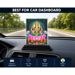 Hindu Deity Acrylic Car Dashboard Showpiece | Double-Sided Hindu Deity Photo Stand | 3 X 4 Inch Photo | Transparent Acrylic Frame With Black Base | Car Dashboard, Office & Table Decor (F70876) Hindu Deity Acrylic Car Dashboard Showpiece | Double-Sided Hindu Deity Photo Stand | 3 X 4 Inch Photo | Transparent Acrylic Frame With Black Base | Car Dashboard, Office & Table Decor (F70876)