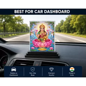 Hindu Deity Acrylic Car Dashboard Showpiece | Double-Sided Hindu Deity Photo Stand | 3 X 4 Inch Photo | Transparent Acrylic Frame With Black Base | Car Dashboard, Office & Table Decor (F70892) Hindu Deity Acrylic Car Dashboard Showpiece | Double-Sided Hindu Deity Photo Stand | 3 X 4 Inch Photo | Transparent Acrylic Frame With Black Base | Car Dashboard, Office & Table Decor (F70892)