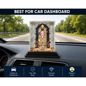Ram Lalla Acrylic Car Dashboard Showpiece | Double-Sided Ram Lalla Photo Stand | 3 X 4 Inch Photo | Transparent Acrylic Frame With Black Base | Car Dashboard, Office & Table Decor (F70907) Ram Lalla Acrylic Car Dashboard Showpiece | Double-Sided Ram Lalla Photo Stand | 3 X 4 Inch Photo | Transparent Acrylic Frame With Black Base | Car Dashboard, Office & Table Decor (F70907)