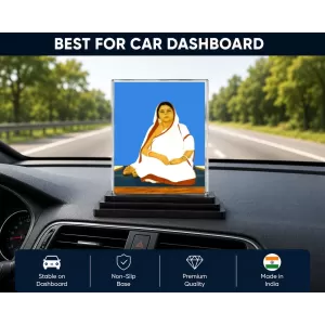 Thakur Anukul Acrylic Car Dashboard Showpiece | Double-Sided Thakur Anukul Photo Stand | 3 X 4 Inch Photo | Transparent Acrylic Frame With Black Base | Car Dashboard, Office & Table Decor (F70924) Thakur Anukul Acrylic Car Dashboard Showpiece | Double-Sided Thakur Anukul Photo Stand | 3 X 4 Inch Photo | Transparent Acrylic Frame With Black Base | Car Dashboard, Office & Table Decor (F70924)
