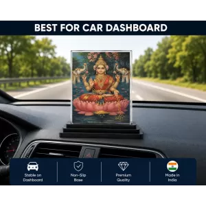 Hindu Deity Acrylic Car Dashboard Showpiece | Double-Sided Hindu Deity Photo Stand | 3 X 4 Inch Photo | Transparent Acrylic Frame With Black Base | Car Dashboard, Office & Table Decor (F70956) Hindu Deity Acrylic Car Dashboard Showpiece | Double-Sided Hindu Deity Photo Stand | 3 X 4 Inch Photo | Transparent Acrylic Frame With Black Base | Car Dashboard, Office & Table Decor (F70956)