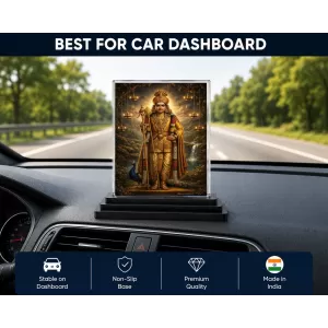 Hindu Deity Acrylic Car Dashboard Showpiece | Double-Sided Hindu Deity Photo Stand | 3 X 4 Inch Photo | Transparent Acrylic Frame With Black Base | Car Dashboard, Office & Table Decor (F70961) Hindu Deity Acrylic Car Dashboard Showpiece | Double-Sided Hindu Deity Photo Stand | 3 X 4 Inch Photo | Transparent Acrylic Frame With Black Base | Car Dashboard, Office & Table Decor (F70961)