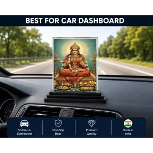 Hindu Deity Acrylic Car Dashboard Showpiece | Double-Sided Hindu Deity Photo Stand | 3 X 4 Inch Photo | Transparent Acrylic Frame With Black Base | Car Dashboard, Office & Table Decor (F70971) Hindu Deity Acrylic Car Dashboard Showpiece | Double-Sided Hindu Deity Photo Stand | 3 X 4 Inch Photo | Transparent Acrylic Frame With Black Base | Car Dashboard, Office & Table Decor (F70971)