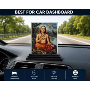 Durga Maa Acrylic Car Dashboard Showpiece | Double-Sided Durga Maa Photo Stand | 3 X 4 Inch Photo | Transparent Acrylic Frame With Black Base | Car Dashboard, Office & Table Decor (F70976) Durga Maa Acrylic Car Dashboard Showpiece | Double-Sided Durga Maa Photo Stand | 3 X 4 Inch Photo | Transparent Acrylic Frame With Black Base | Car Dashboard, Office & Table Decor (F70976)