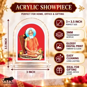 Baba Loknath L Shape Acrylic Showpiece 3 X 3.5 Inch For Home, Office And Car (F177121) Baba Loknath L Shape Acrylic Showpiece 3 X 3.5 Inch For Home, Office And Car (F177121)