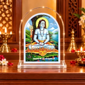 Lord Shiva L Shape Acrylic Showpiece 3 X 3.5 Inch For Home, Office And Car (F175700) Lord Shiva L Shape Acrylic Showpiece 3 X 3.5 Inch For Home, Office And Car (F175700)