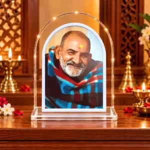 Neem Karoli Baba L Shape Acrylic Showpiece 3 X 3.5 Inch For Home, Office And Car (F175716) Neem Karoli Baba L Shape Acrylic Showpiece 3 X 3.5 Inch For Home, Office And Car (F175716)