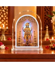 Lord Vishnu L Shape Acrylic Showpiece 3 X 3.5 Inch For Home, Office And Car (F175721)