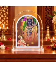 Shree Ram L Shape Acrylic Showpiece 3 X 3.5 Inch For Home, Office And Car (F175740)