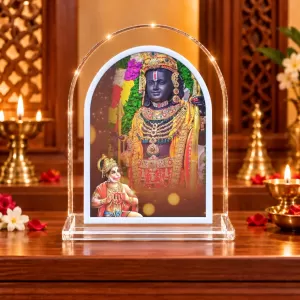 Shree Ram L Shape Acrylic Showpiece 3 X 3.5 Inch For Home, Office And Car (F175740) Shree Ram L Shape Acrylic Showpiece 3 X 3.5 Inch For Home, Office And Car (F175740)