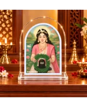 Shiv Linga L Shape Acrylic Showpiece 3 X 3.5 Inch For Home, Office And Car (F175742)
