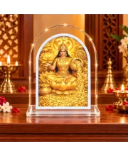 Goddess Lakshmi L Shape Acrylic Showpiece 3 X 3.5 Inch For Home, Office And Car (F175744)
